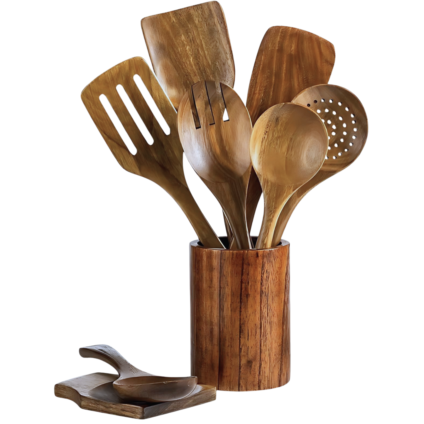 Set de cocina, Teca (9 piezas)